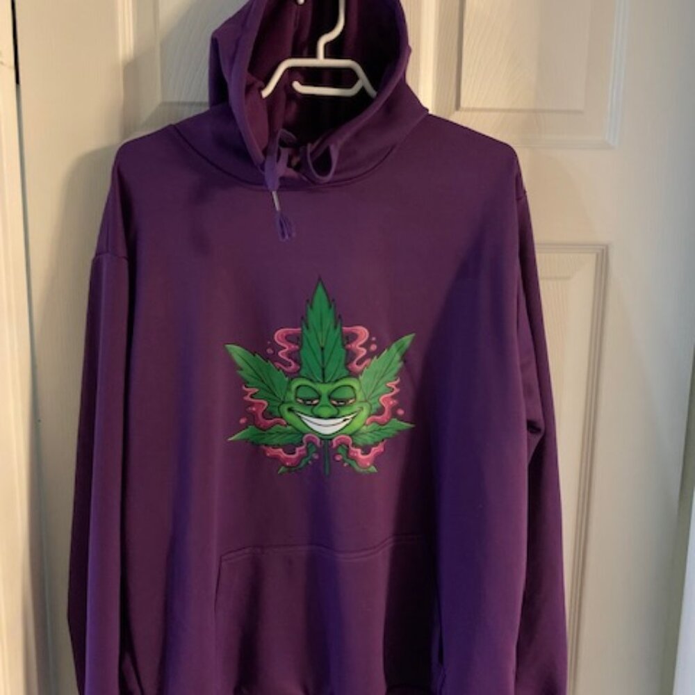 HIGH LIFE WOMENS PURPLE HOODIE